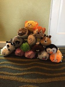 A stack of BunBuns (the generic version of TsumTsums)